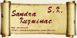Sandra Kuzminac vizit kartica